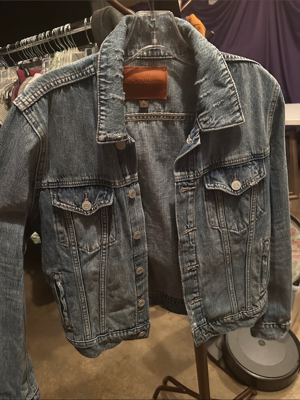 Lucky Brand Faded Blue Denim Jacket